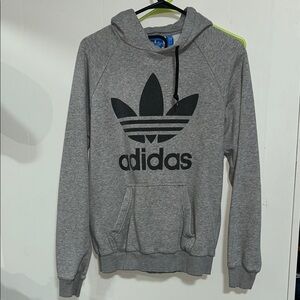 Adidas Gray Sweatshirt Classic Trefoil Pullover